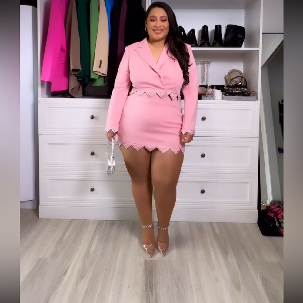 Two piece skirt suit